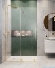Radaway Furo Gold Walk-in kabina 110x200cm lewa szkło przejrzyste 10106588-09-01L/10110544-01-01